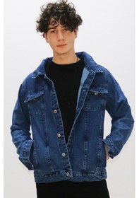 Resim Erkek Kot Ceket Lacivert Kot Ceket Lacivert 