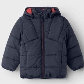 Resim Name It Kışlık Erkek Çocuk Kapşonlu Mont Lacivert - Lacivert / 5 Yaş 