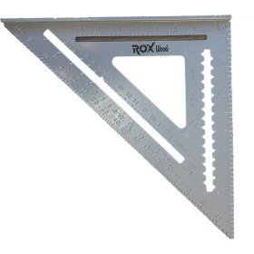 Resim Rox Wood 0100 Alüminyum Üçgen Marangoz Gönye 12 Inç 