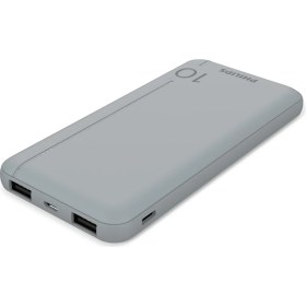 Resim Philips Dlp2810cv/00 10.000 Mah Powerbank 2xusb-a, 1xusb-c, Gümüş 