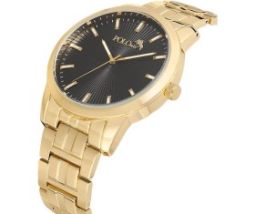 Resim Polo Air Erkek Kol Saati Parfüm Cüzdan Kemer Kartlık Kombin Set Gold Siyah Renk PL-0918E5 