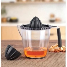 Resim Viatom Silikon Saplı Limon Portakal Turunç Narenciye Sıkacağı Antrasit 1 Lt 