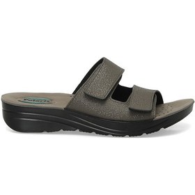 Resim Polaris 607005.z4pr Antrasit Kadın Ev Terliği 000000000101888204 Gri 