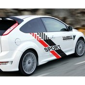 Resim Lasirius Yan Kapı Sport Yazılı Desenli Sticker Etiket Modeli 