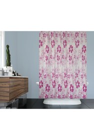 Resim Zethome Banyo Perdesi 1x100x200 Tek Kanat Duş Perdesi Halka Hediyeli Duşakabin Perdesi 2224 
