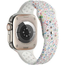 Resim Velmora Watch 42mm Kordon Yeni Seri 2023 Krd-02 Uyumlu Strap Kayış Clo- Beyaz 