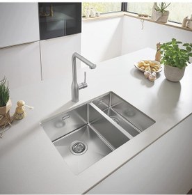 Resim Viviano 1.5 Göz 44 x 58 CM El Yapımı Paslanmaz Çelik Eviye 4458R 