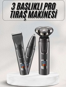 Resim Empressco Yüksek Performanslı Çok Renkli 3 Başlıklı Şarjlı Çok Amaçlı Temizlik Aleti 