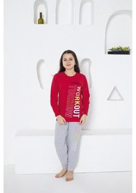 Resim Estiva 24472 Kız Çocuk Uzun Kollu Pijama Takımı 001 