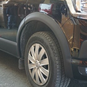 Resim Volkswagen Transporter T5 Uzun Şasi 2015- 2020 Çamurluk ve Kapı Dodikleri Set 11 Parça Çift Sürgü 