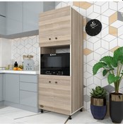 Resim Kenzlife fırın dolabı cahide crd 180*65*50 mutfak XLARGE ayaklı banyo kiler ofis 