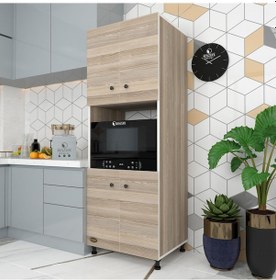Resim Kenzlife fırın dolabı cahide crd 180*65*50 mutfak XLARGE ayaklı banyo kiler ofis 