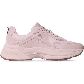 Resim Tommy Hilfiger Elevated Chunky Runner Kadın Sneaker Pembe 