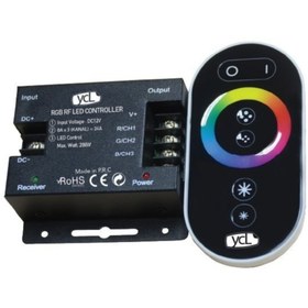 Resim Plr-240 Tam Dokunmatik Rgb Rf Led Kumanda 