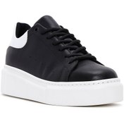 Resim Kadın Siyah Kalın Tabanlı Sneaker Derimod