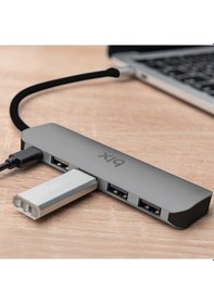 Resim Bix Type-C Pd 4 Portlu Usb 3.0 Dönüştürücü Hub 