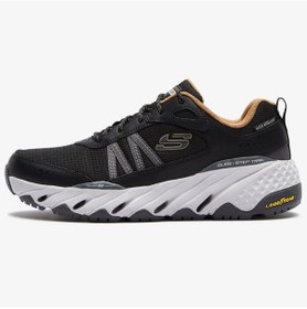 Resim Skechers Glide-step Trail-oxen Memory Foam Leather Water Repellent Mens Sneaker Hakiki Deri Hafızalı Taban Su İtici Outdoor Yürüyüş Ayakkabısı Siyah Siyah 