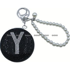 Resim Silver1 Gıoıo Yeni Mini Taşınabilir Kozmetik Ayna Kolye Anahtarlık Çanta Aksesuarları Kolye Dıy Anahtarlık (Yurt Dışından) 