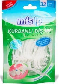 Resim Mis İp Floss Picks Kürdanlı Diş İpi 32'li 