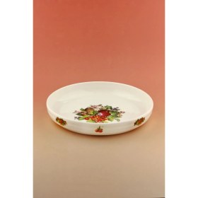 Resim Bursa Porselen Dekor Fruit Büyük Boy Porselen Salata Kasesi 