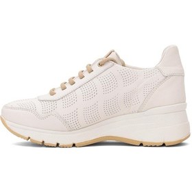 Resim Mammamia D25ya-3495 Kadın Hakiki Deri Casual Ayakkabı Krem Krem 