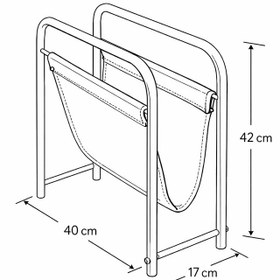 Resim TodekHome Terra Dekoratif Metal Dergilik Gazetelik - Deri Detaylı Modern Ofis Salon Düzenleyici 