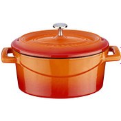 Resim Lava Trendy Serisi 9x12 CM Döküm Mini Turuncu Oval Tencere LV O TC 10 K2 O 