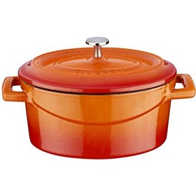 Resim Lava Trendy Serisi 9x12 CM Döküm Mini Turuncu Oval Tencere LV O TC 10 K2 O 