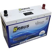 Resim Orbus 12V 100 Ah Lithium Iron Akü (Lifepo4 Battery) (330*173*222) / 546047116 
