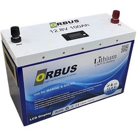 Resim Orbus 12V 100 Ah Lithium Iron Akü (Lifepo4 Battery) (330*173*222) / 546047116 