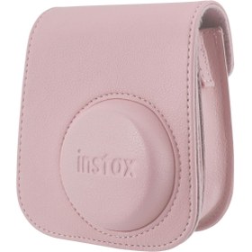 Resim Instax mini 11 Pembe Deri Çanta 