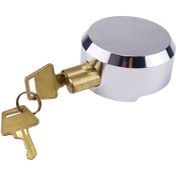 Resim Gizli Kelepçe Römork Kilidi Anahtar Kapı Kilidi 