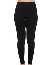 Resim Kadın Iç Kısmı Peluşlu Kışlık Termal Tayt SiYAH 