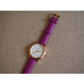 Resim Hulyah London Arapça Deri Kordon Kadın Kol Saati 40mm A06 