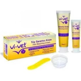 Resim Vi-vet 70 ml+35 ml Tüy Sarartıcı Krem Kadınlar İçin Dermatolojik Olarak Test Edilmiş 
