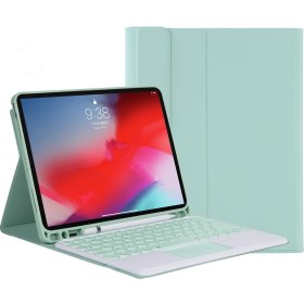 Resim Sunsky YT11B-A Bluetooth Klavye Kılıfı Için iPad Pro 11 Inç (2020) & (2018)AÇIK Yeşil (Yurt Dışından) 