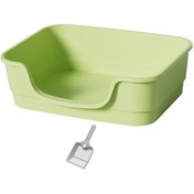 Resim Suntek Büyük Kedi Kumu Kutuları Muhafaza Tasarımı Yeşil 