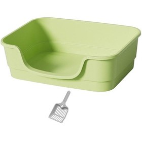 Resim Suntek Büyük Kedi Kumu Kutuları Muhafaza Tasarımı Yeşil 