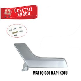 Resim Mercedes W204 Arka Iç Kapi Açma Kolu Sol Mat Gümüs 428855022 