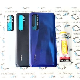 Resim Xiaomi Mi Note 10 Lite Arka Kapak Batarya Pil Kapağı (Cam) B-700 (241051652) 