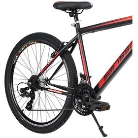 Resim Sarissa Moon 27,5" Jant Mtb Ön Amortisörlü Shimano 21 Vites V Fren Dağ Bisikleti Siyah Kırmızı 