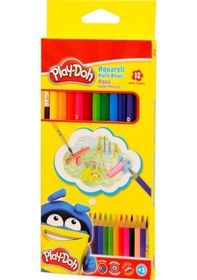 Resim Play-Doh Aquarell Kuru Boya Tam Boy 12 Renk 