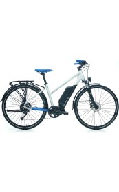 Resim Carraro E-Time Venus 9 Vites 28 Jant Hidrolik Disk Fren 430H Elektrikli Bisiklet - Mat Gümüş, Siyah, Koyu Mavi 