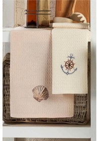 Resim 6 Parça Mutfak Kurulama Bezi 30 X 50 Cm Deniz Renkli 