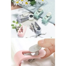 Resim Hanedanev 10 Adet Iğnesiz Yorgan Çarşaf ve Perde Tutucu Sabitleyici Kaydırmaz Nevresim Örtü Düzenleyici Klips 