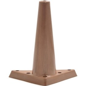 Resim Sena Plastik Ayak Baza Ayağı Koltuk - 4 Adet Ceviz Kanepe Ayağı 