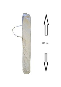 Resim Plaj Şemsiyesi Krem Renkli 200 Cm 10 Telli 20lt. Bidonlu Taşıma Çantası Hediyeli Bej 
