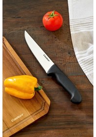 Resim Cooker 29 Cm Paslanmaz Çelik Kasap Bıçağı Siyah Ckr4598 