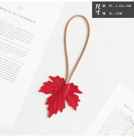 Resim Özgün Tasarım: El Yapımı Üst Katman Deri, Akçaağaç Yaprağı Araba 1 Adet 