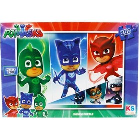 Resim Nessiworld 200 Parça Pjmasks Puzzle 
